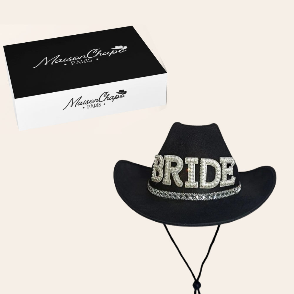 Chapeau Cowboy Femme - Bride