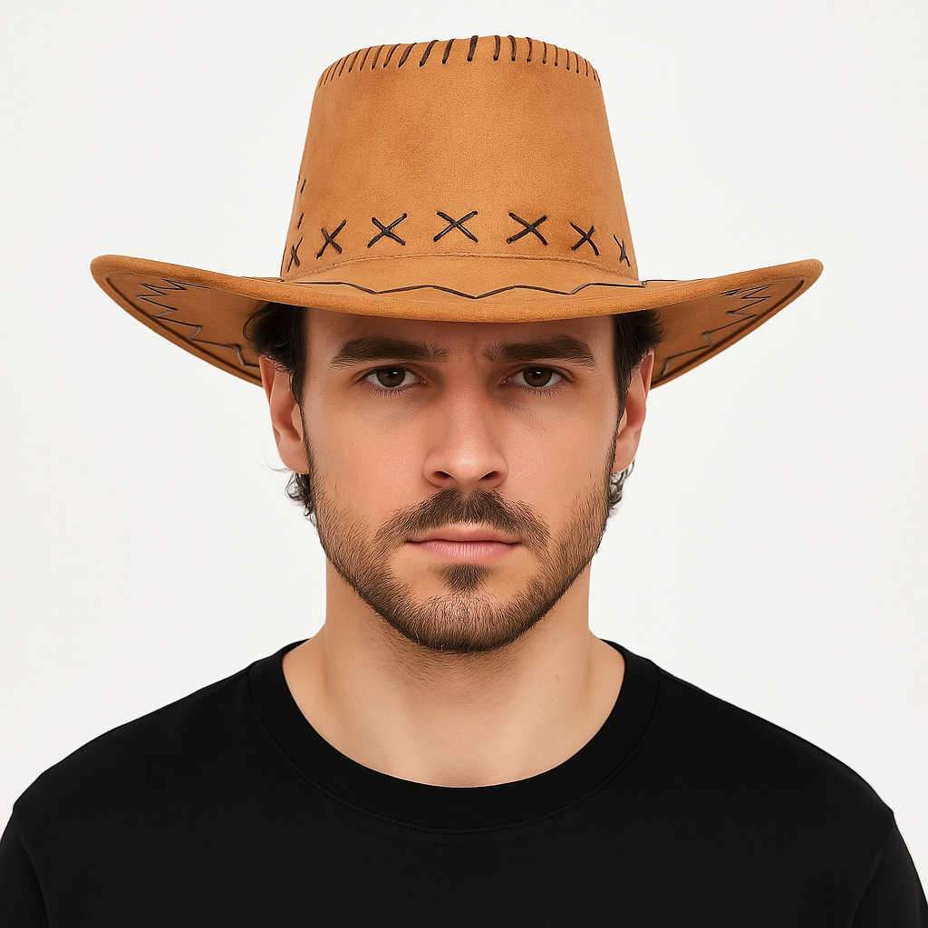 Chapeau Cowboy en Denim - Lone Rider