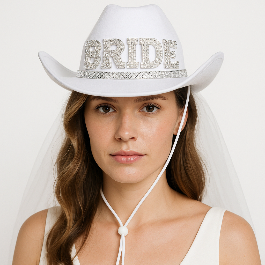 Chapeau Cowboy Femme - Bride
