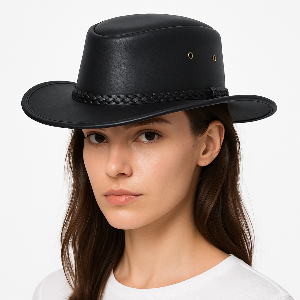 Chapeau Cowboy en Cuir - Outlaw