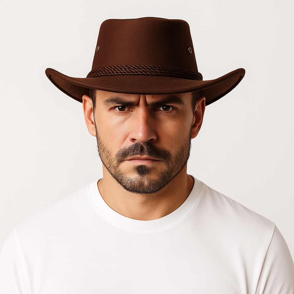 Chapeau Cowboy en Cuir - Buffalo