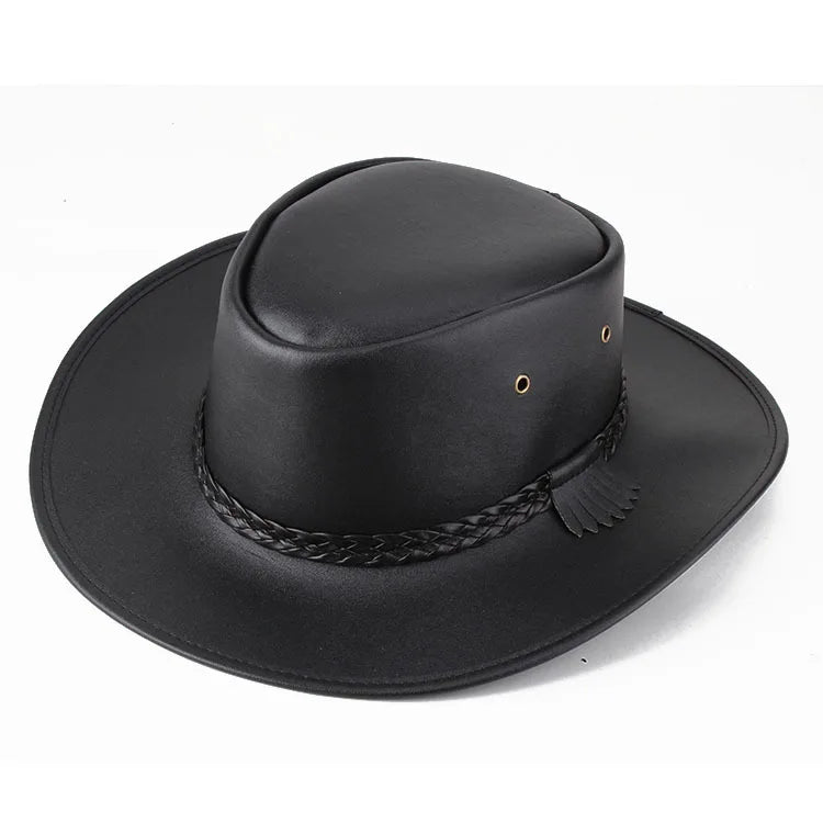 Chapeau Cowboy en Cuir - Outlaw