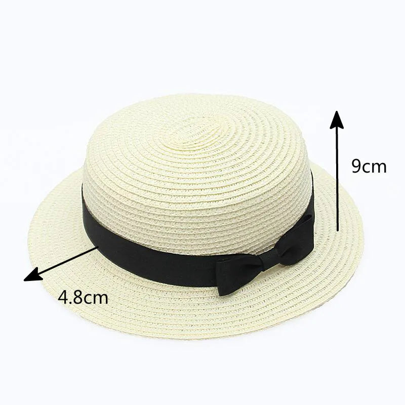 Chapeau de Paille à Bord Plat - Éléna