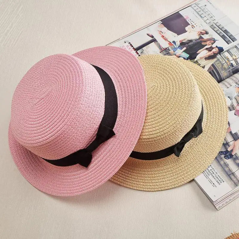 Chapeau de Paille à Bord Plat - Éléna