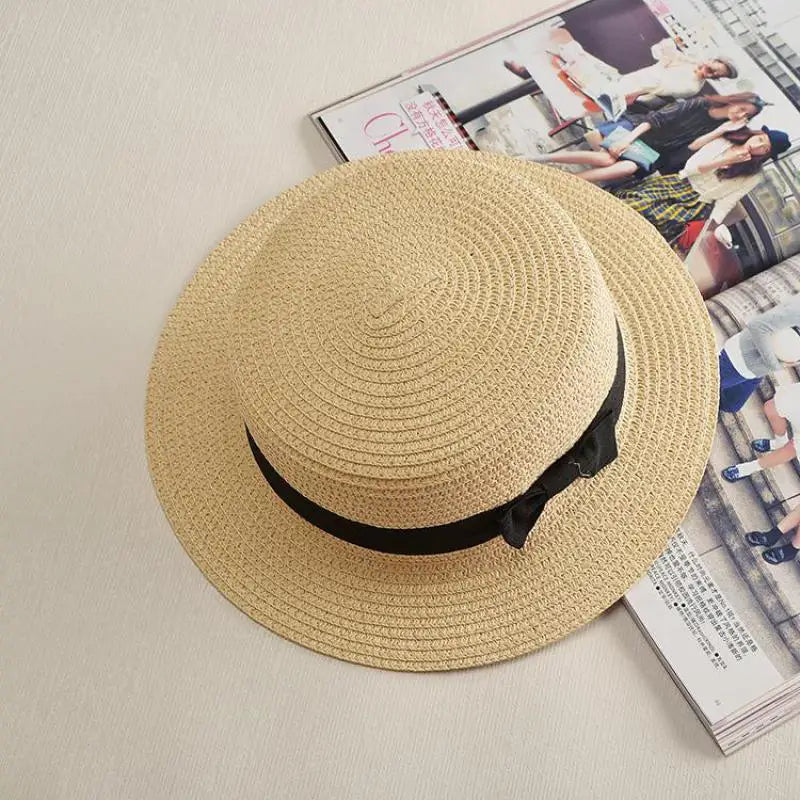 Chapeau de Paille à Bord Plat - Éléna