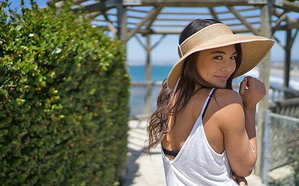 Chapeau de Paille Visière Femme - Soléa