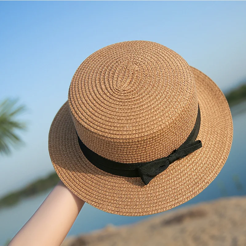 Chapeau de Paille à Bord Plat - Éléna