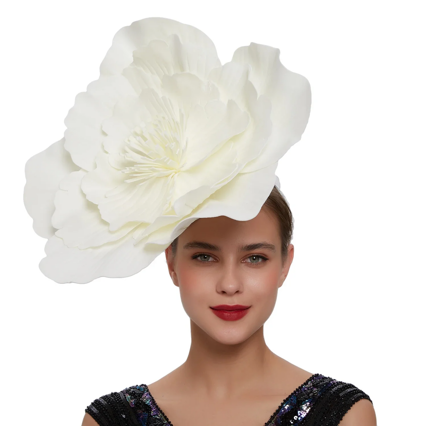Chapeau de Mariage Fleur Femme - Florabella