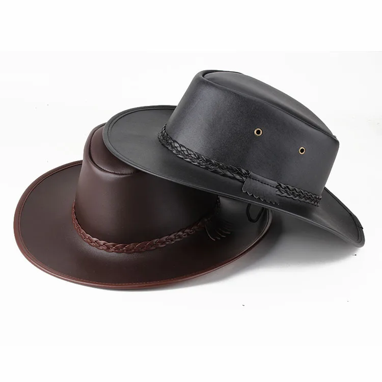 Chapeau Cowboy en Cuir - Outlaw