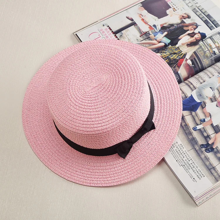 Chapeau de Paille à Bord Plat - Éléna