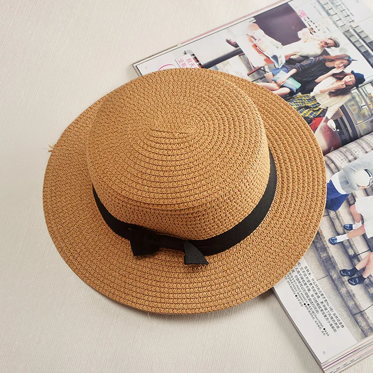 Chapeau de Paille à Bord Plat - Éléna