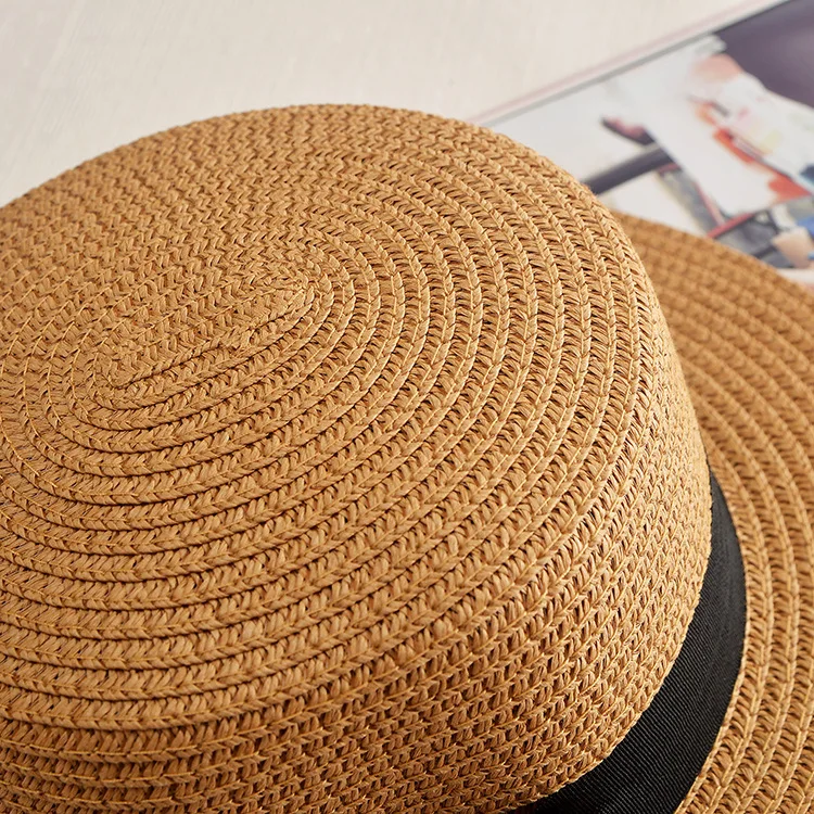 Chapeau de Paille à Bord Plat - Éléna
