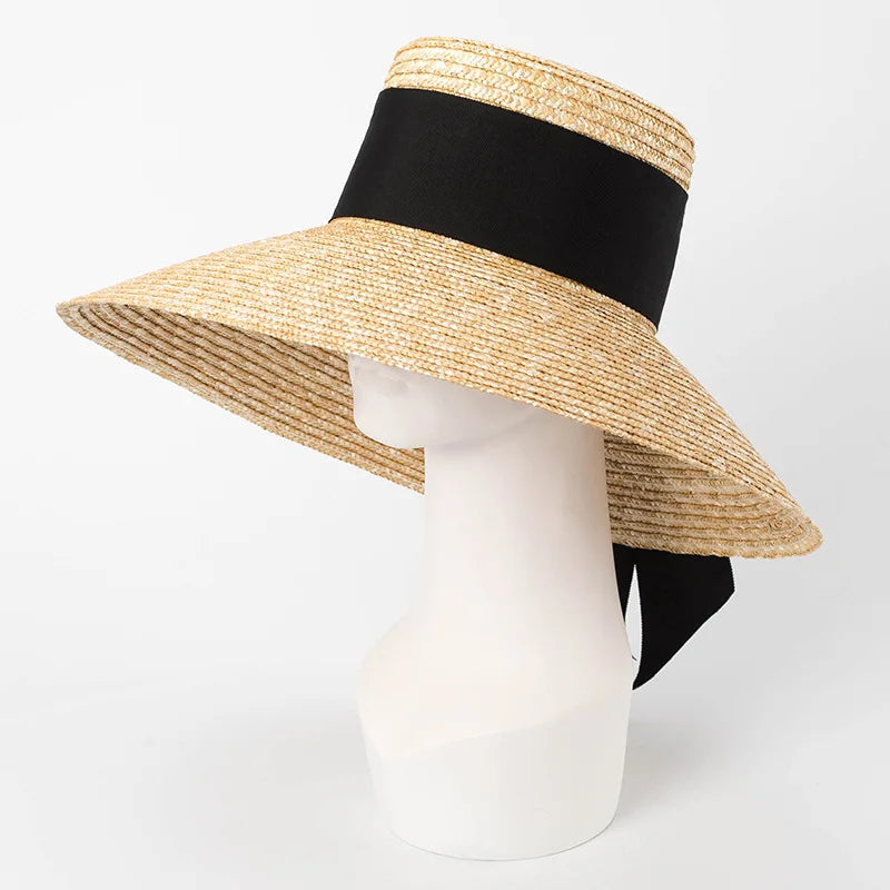 Chapeau de Paille à Ruban Femme - Canopée