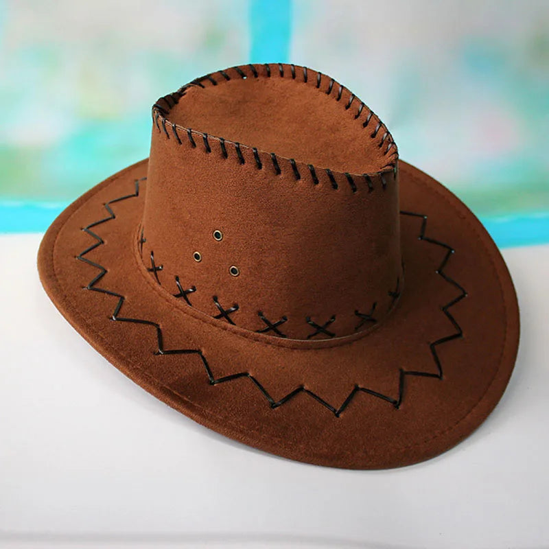 Chapeau Cowboy en Lin - Frontier Legend