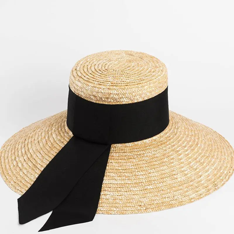 Chapeau de Paille à Ruban Femme - Canopée