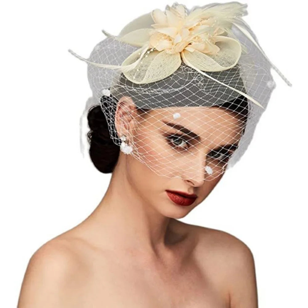 Chapeau de Mariage Femme - Romance Florale