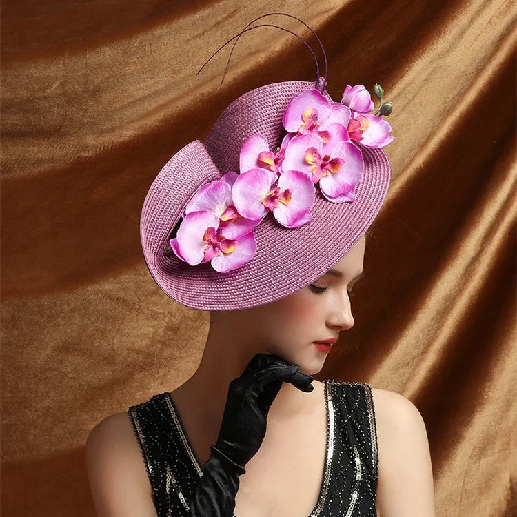 Chapeau de Mariage Fleur Femme - Un Jour Parfait
