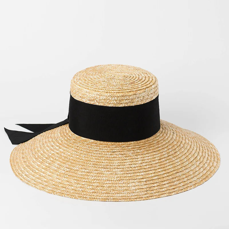 Chapeau de Paille à Ruban Femme - Canopée