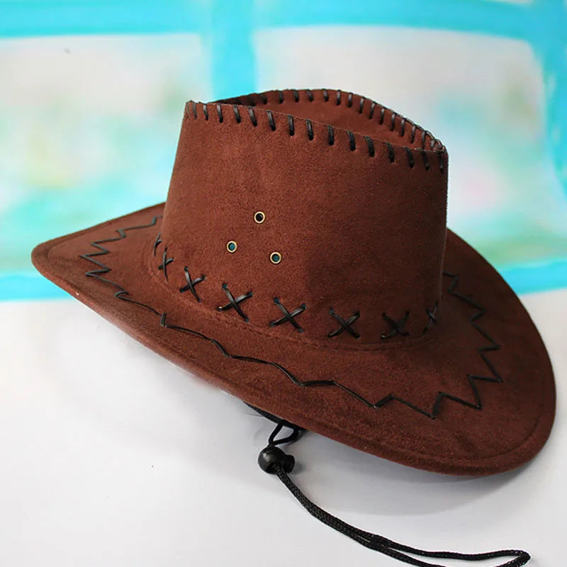 Chapeau Cowboy en Lin - Frontier Legend
