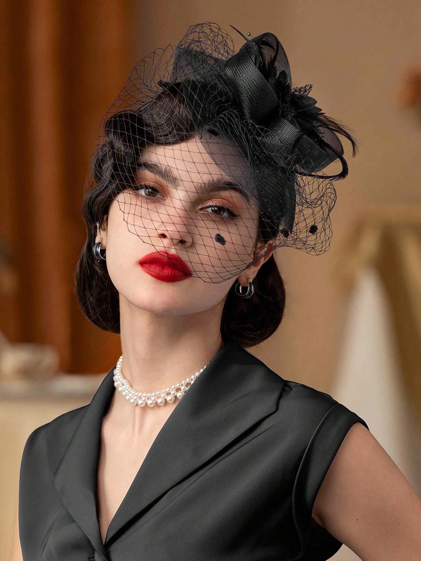 Chapeau de Mariage Fascinator Femme - Le Charme Intemporel