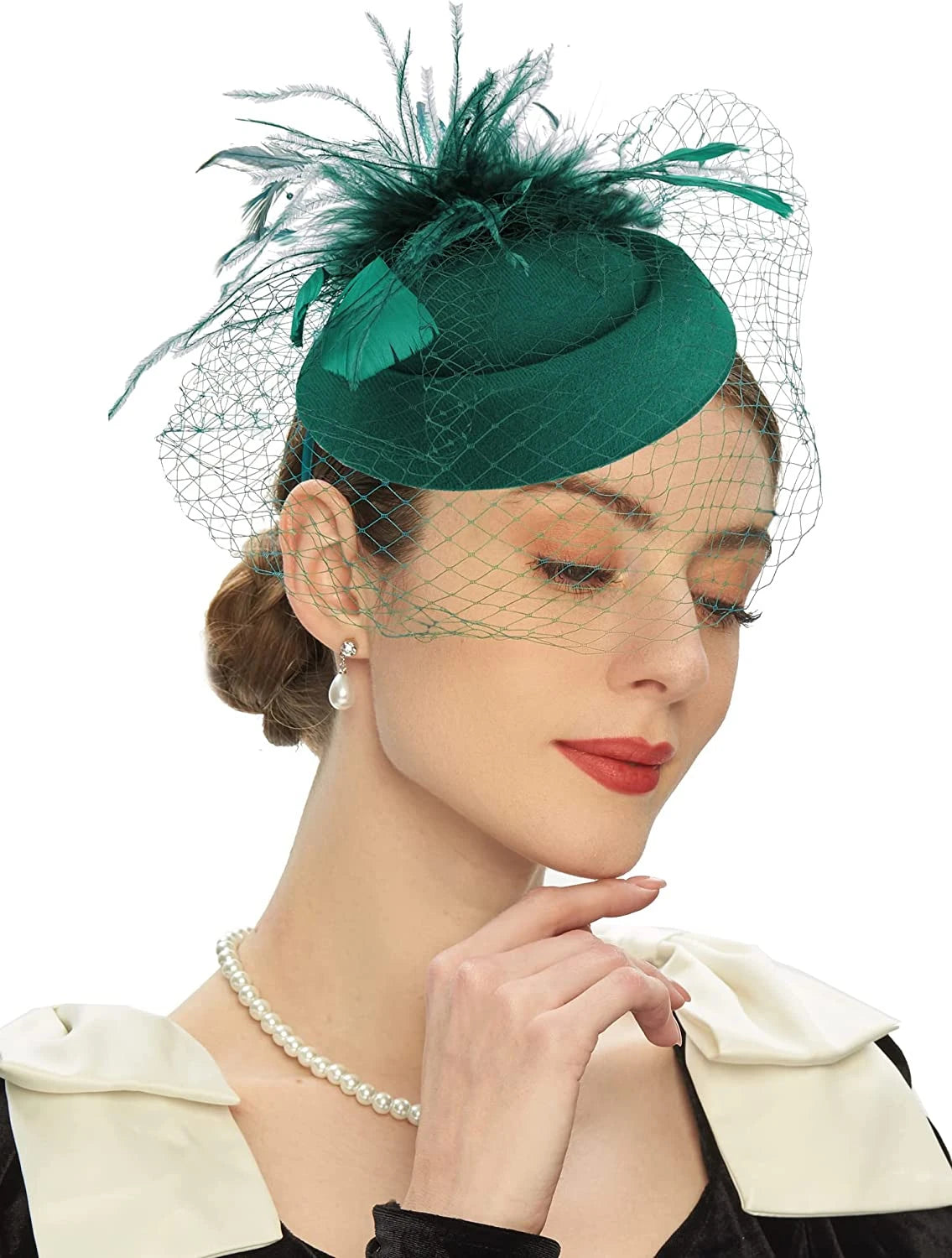 Chapeau de Mariage Fascinator Femme - Princesse du Jour