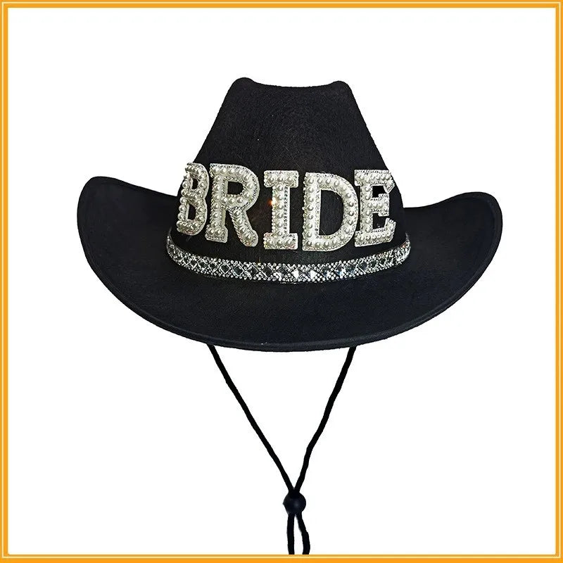 Chapeau Cowboy Femme - Bride