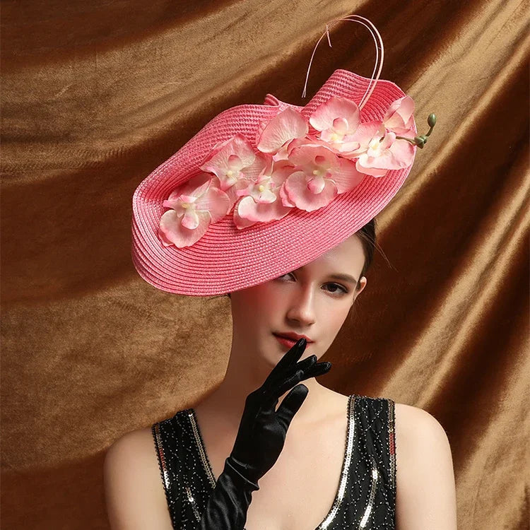 Chapeau de Mariage Fleur Femme - Un Jour Parfait