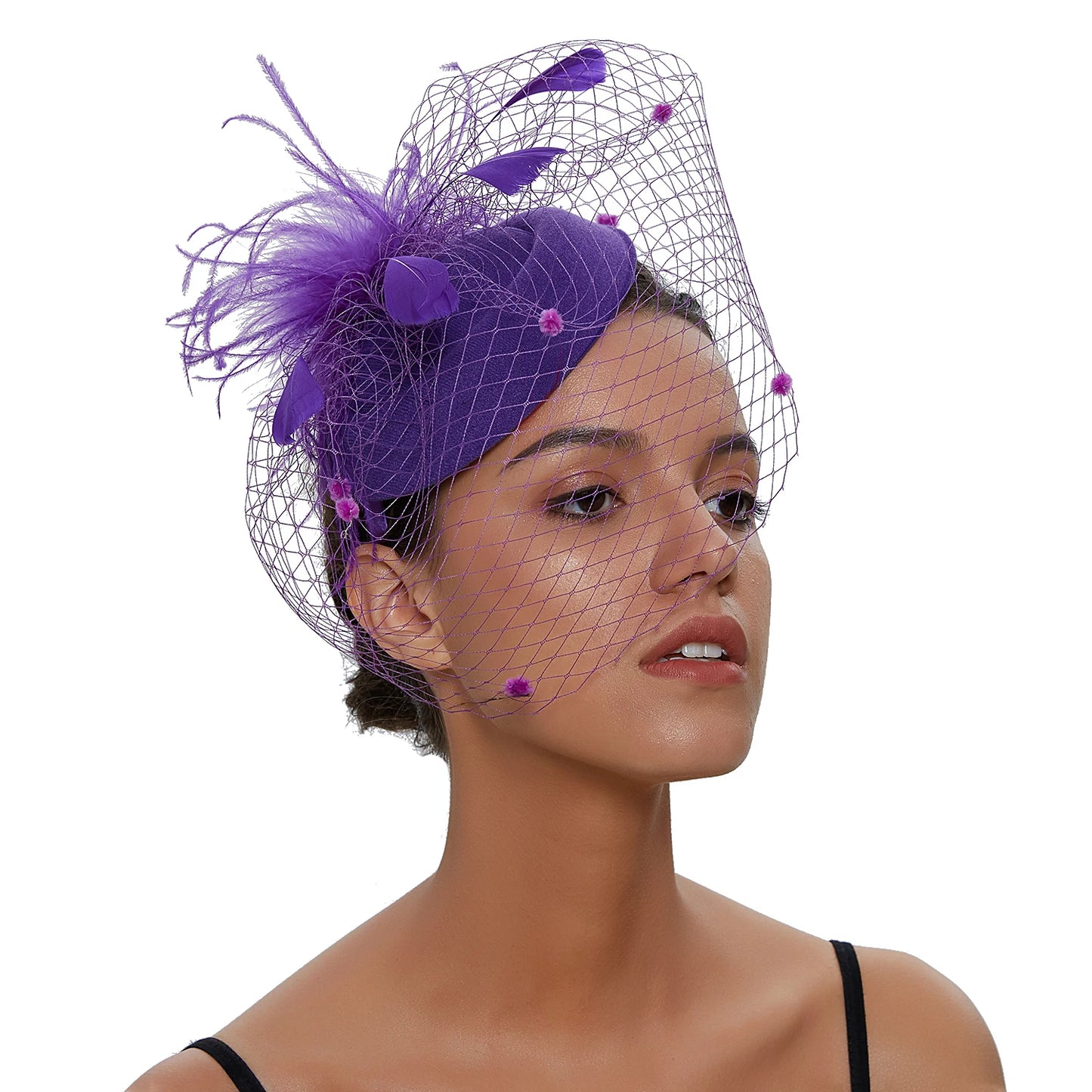 Chapeau de Mariage Fascinator Femme - Princesse du Jour