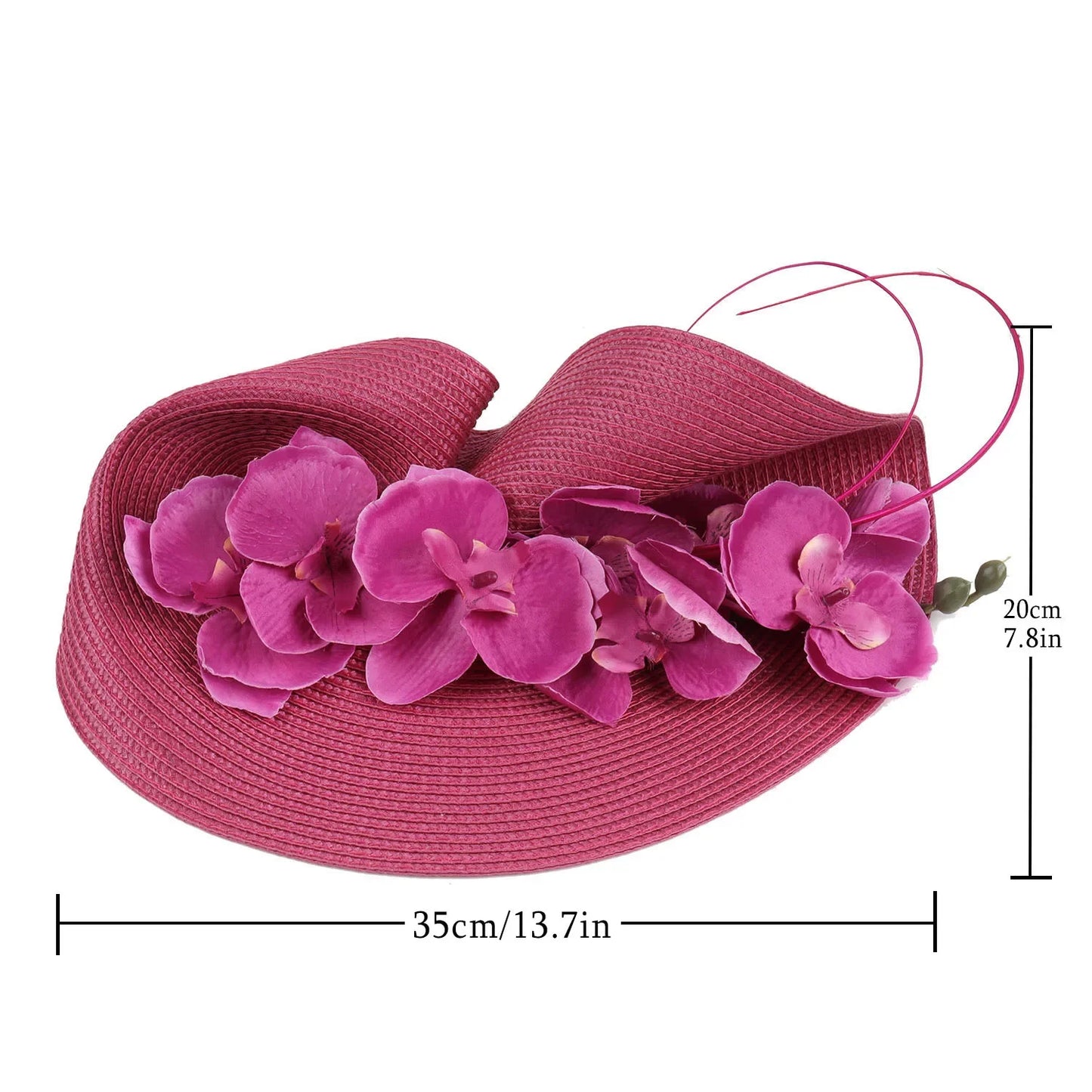 Chapeau de Mariage Fleur Femme - Un Jour Parfait