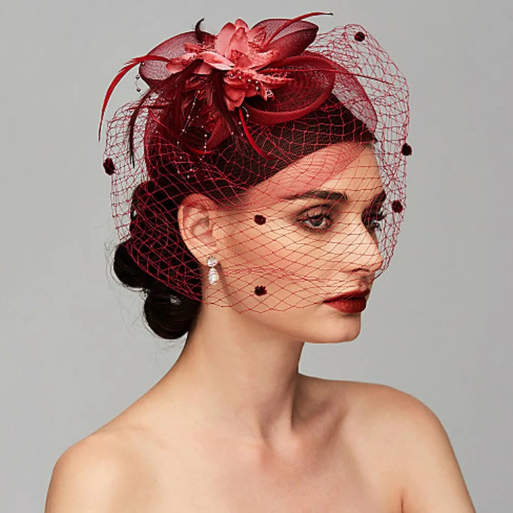 Chapeau de Mariage Femme - Romance Florale