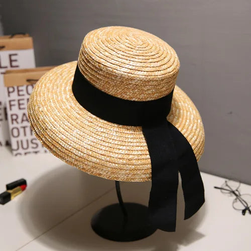 Chapeau de Paille à Ruban Femme - Canopée