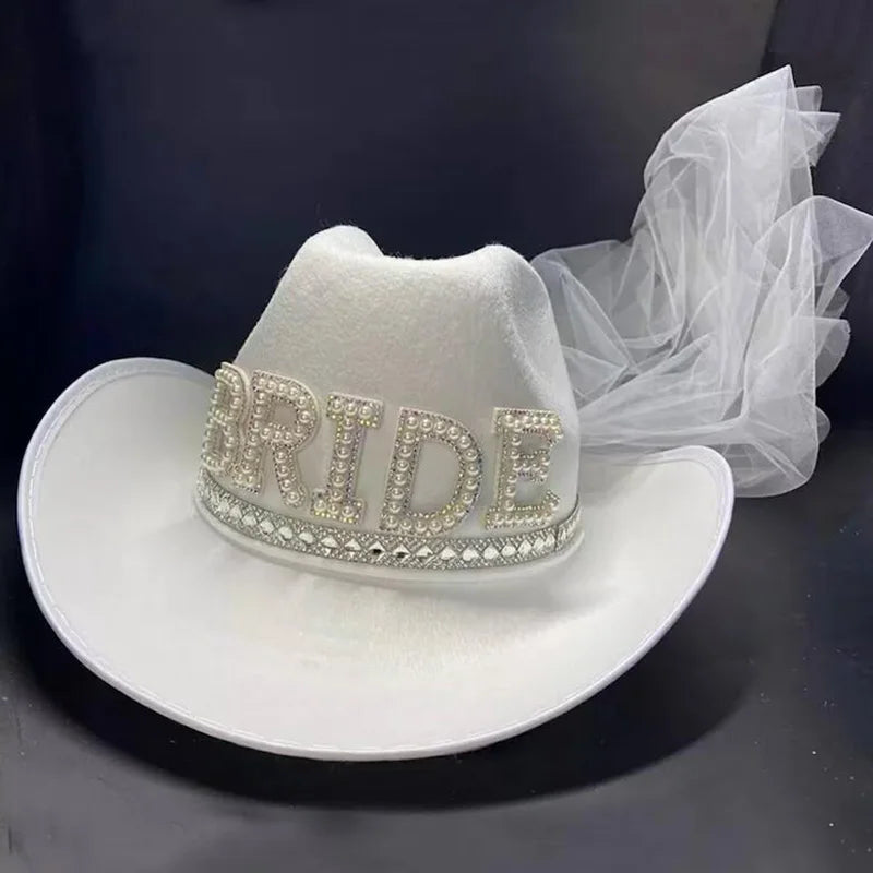 Chapeau Cowboy Femme - Bride