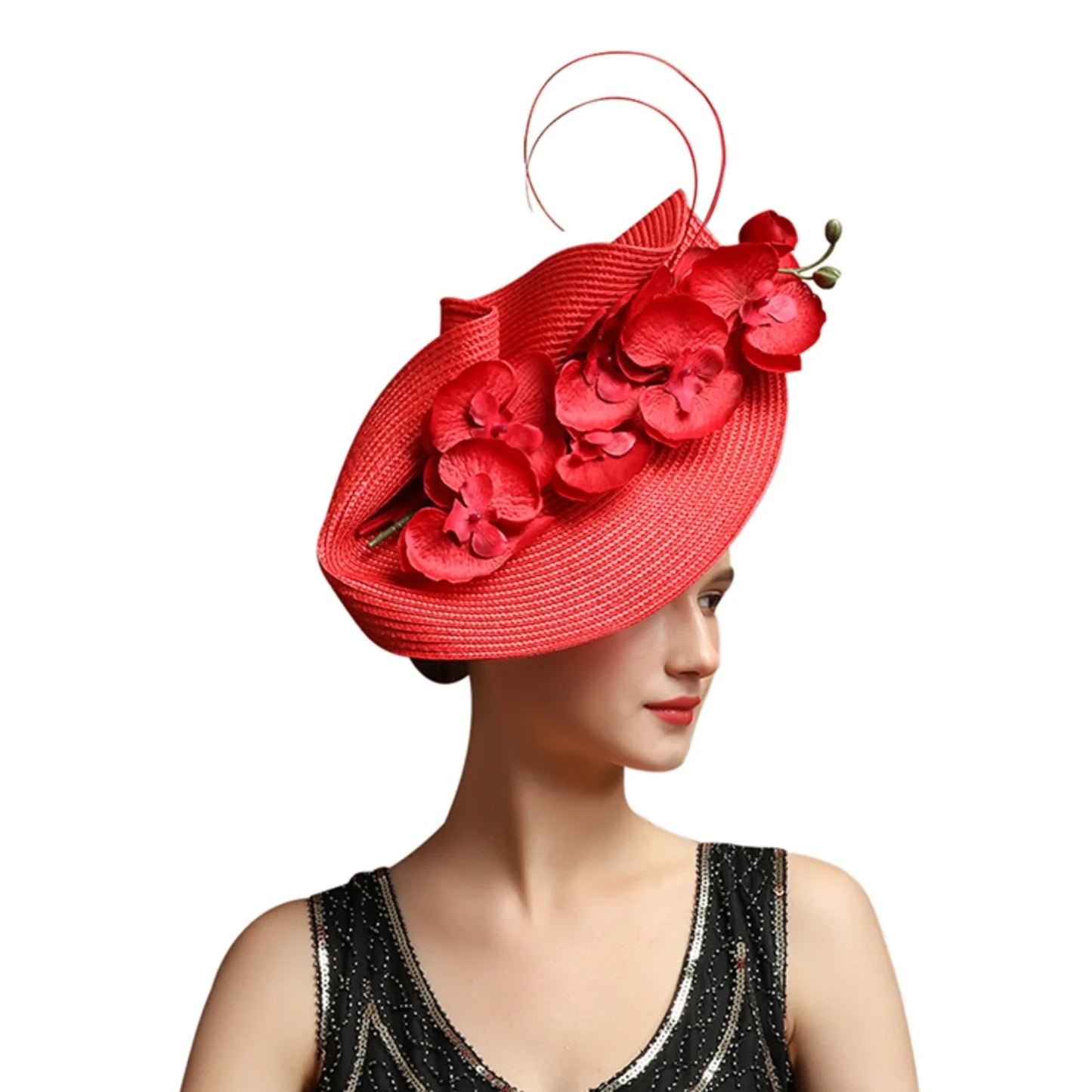 Chapeau de Mariage Fleur Femme - Un Jour Parfait