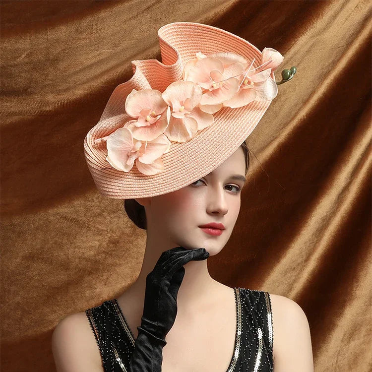 Chapeau de Mariage Fleur Femme - Un Jour Parfait