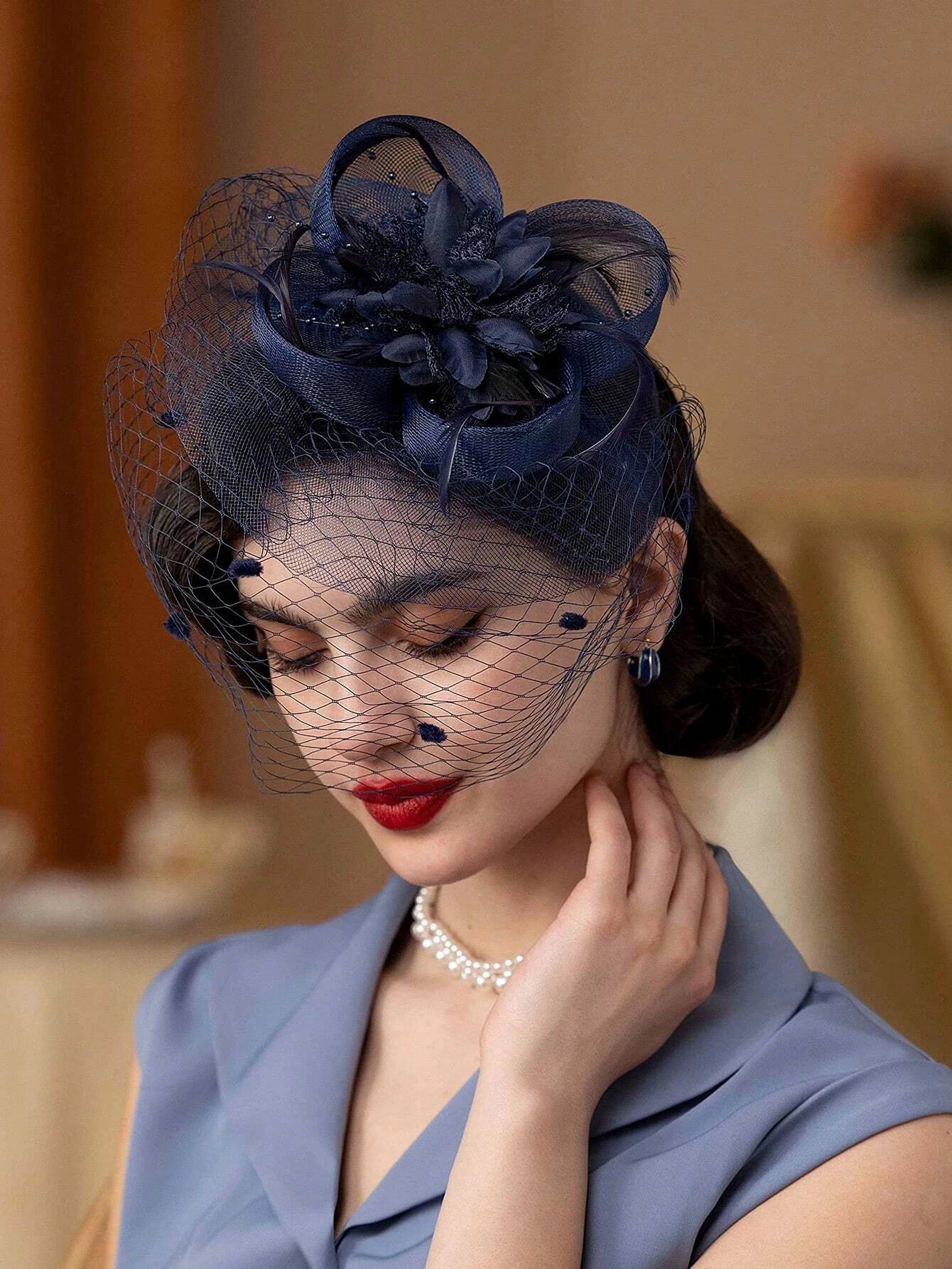 Chapeau de Mariage Fascinator Femme - Le Charme Intemporel
