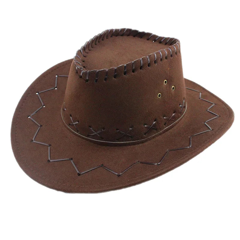 Chapeau Cowboy en Lin - Frontier Legend
