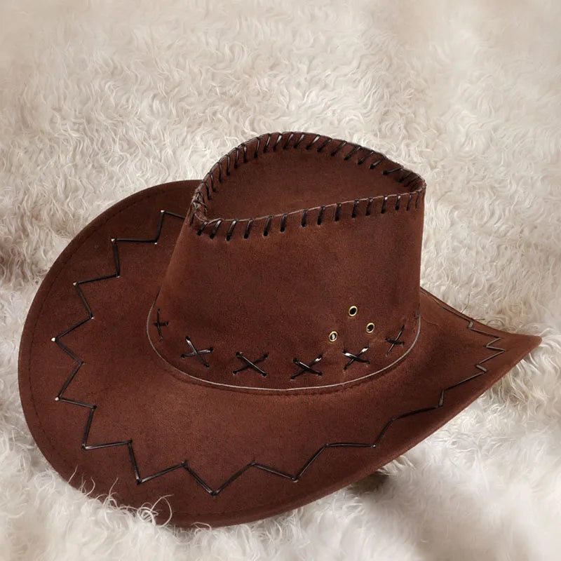 Chapeau Cowboy en Lin - Frontier Legend