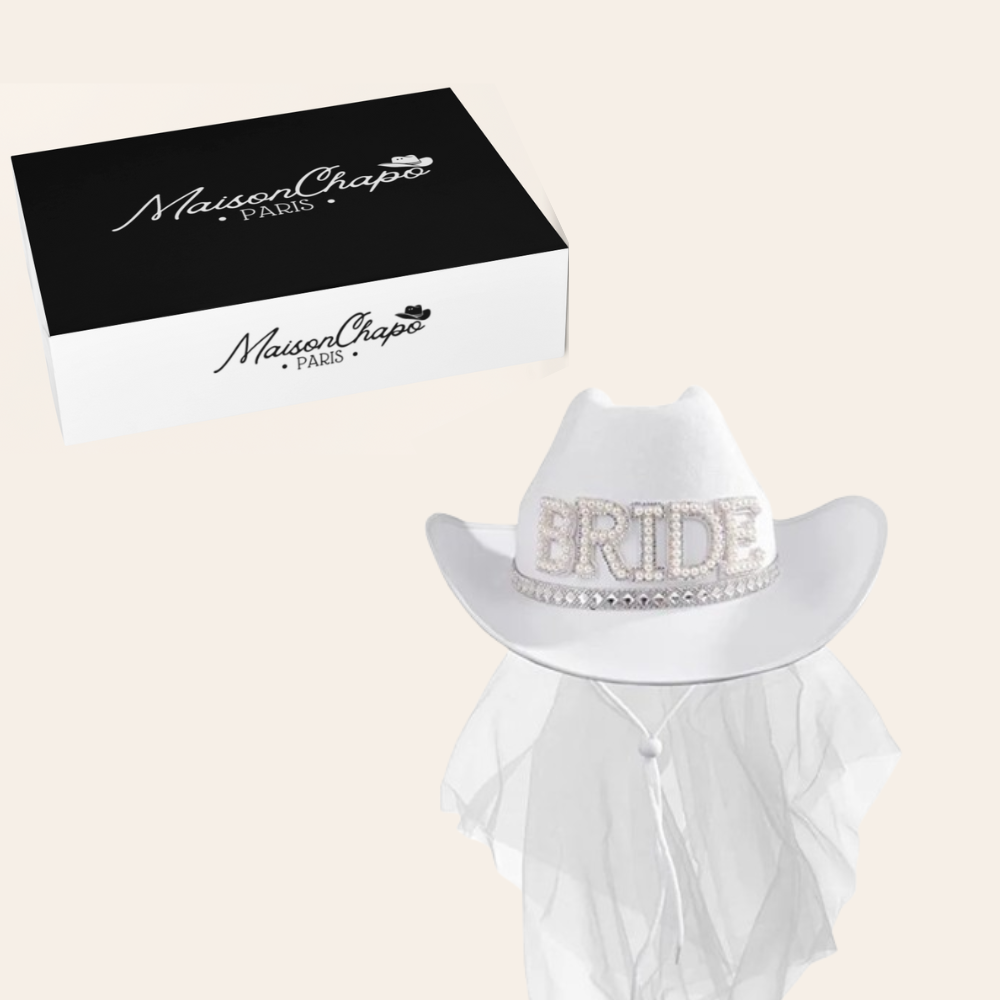 Chapeau Cowboy Femme - Bride