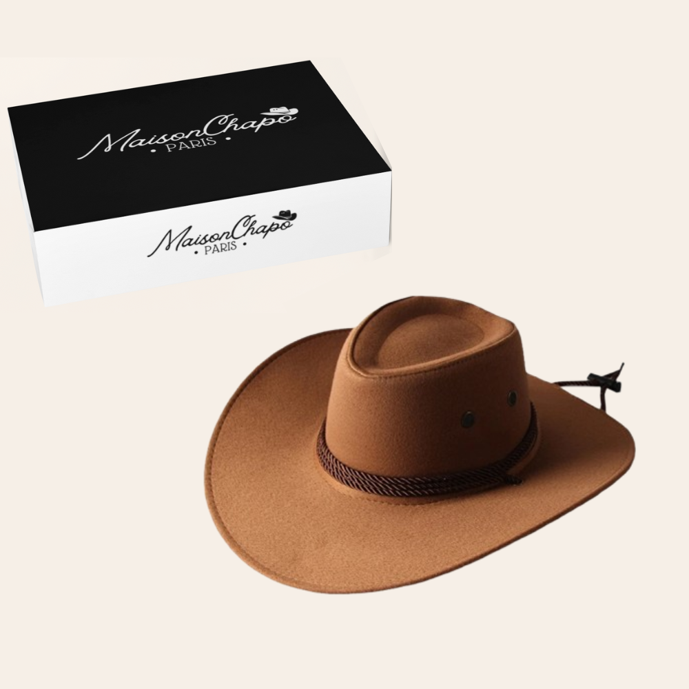 Chapeau Cowboy en Cuir - Buffalo