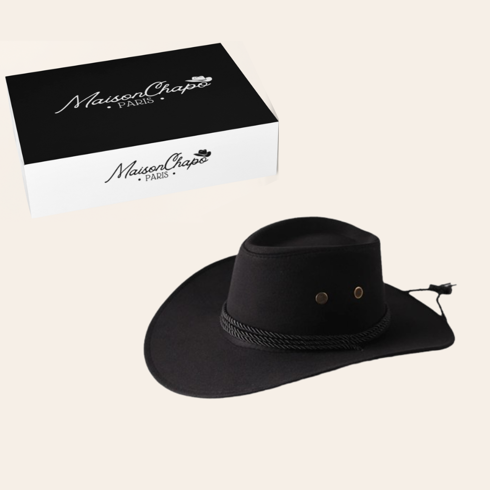 Chapeau Cowboy en Cuir - Buffalo