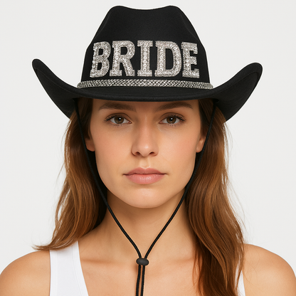Chapeau Cowboy Femme - Bride