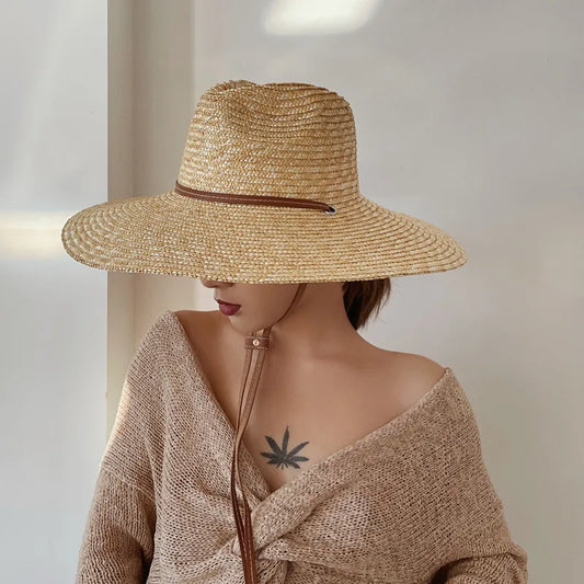 Chapeau de Paille à bande Femme - Alba