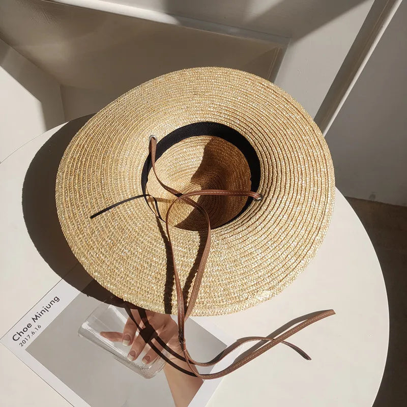 Chapeau de Paille à bande Femme - Alba