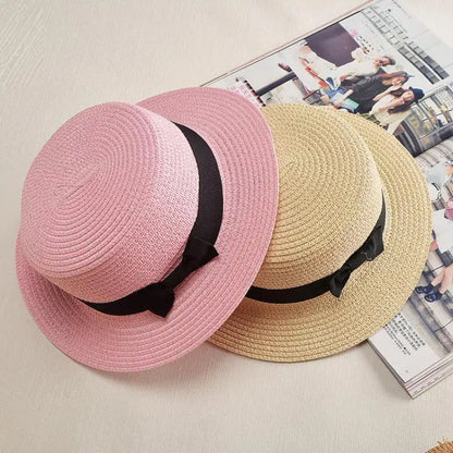 Chapeau de Paille à Bord Plat - Éléna