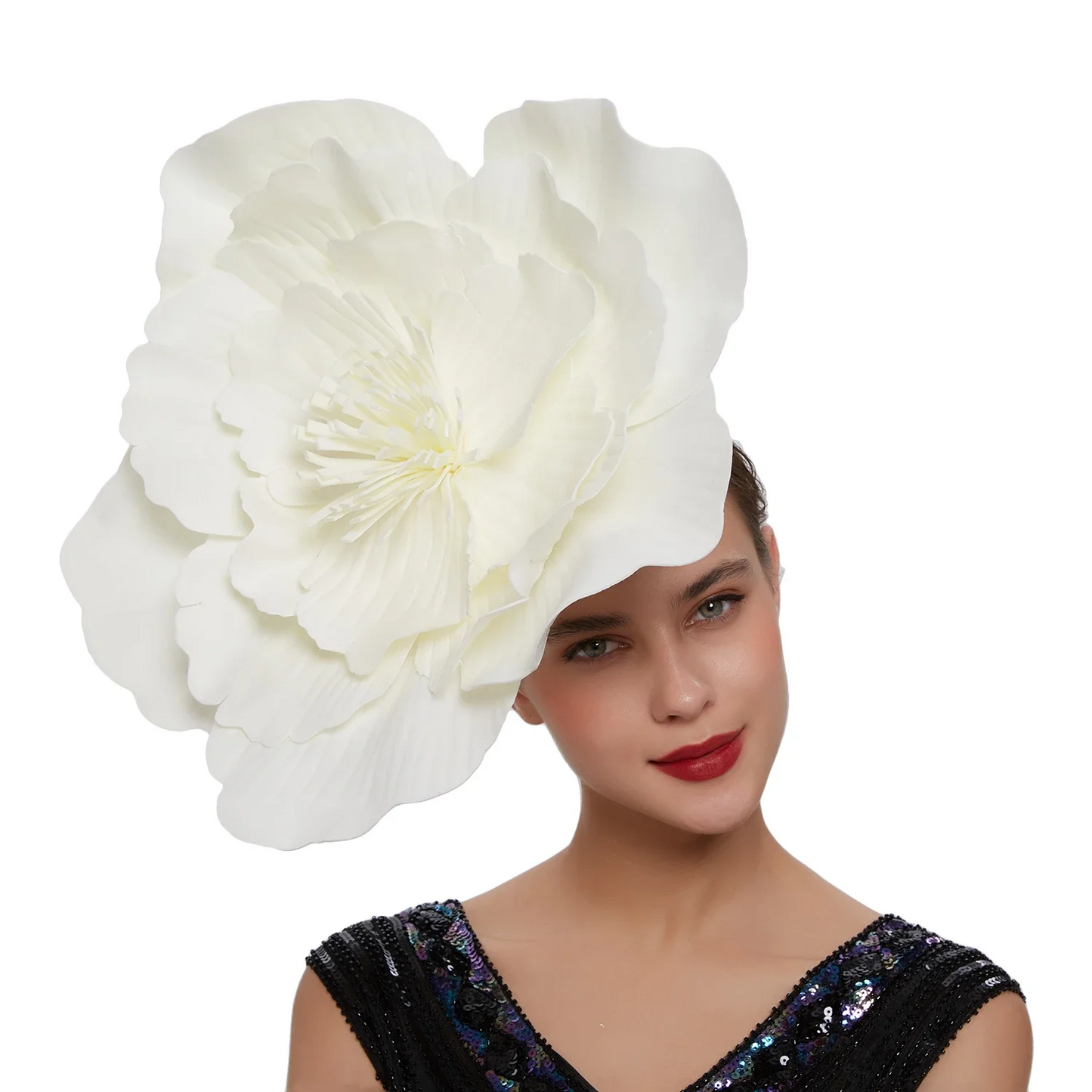 Chapeau de Mariage Fleur Femme - Florabella