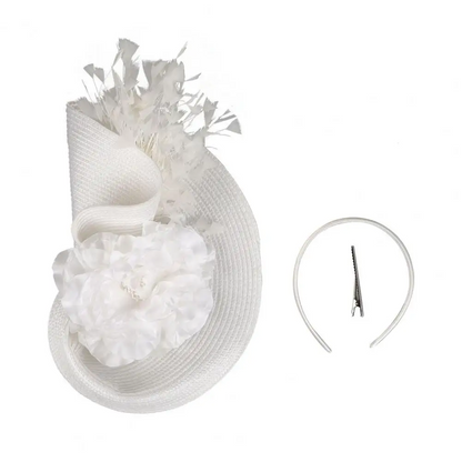 Chapeau de Mariage Fleur Femme - L'Élégance