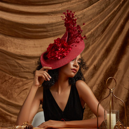 Chapeau de Mariage Fleur Femme - L'Élégance