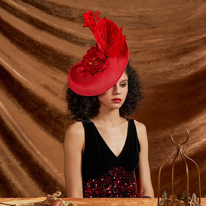 Chapeau de Mariage Fleur Femme - L'Élégance