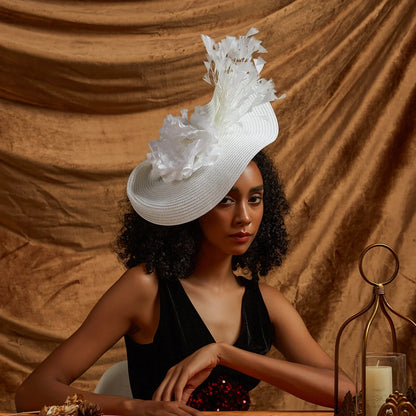 Chapeau de Mariage Fleur Femme - L'Élégance