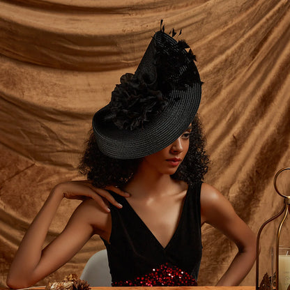 Chapeau de Mariage Fleur Femme - L'Élégance